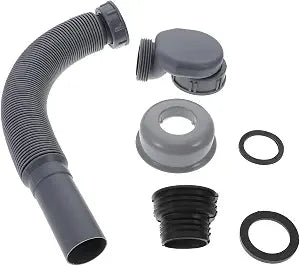 DOITOOL Flexible Tub Drain Low Profile 1 1/2 P Flexible Trap Bathtub Shower Sink Drain Pipe Extension Hose Freestanding Tub for Bath Bathtub Washbasin