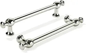 khtumeware 5-Pack 5-Inch(128mm) Polished Nickel Cabinet Pulls