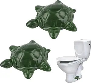 2 Pack Turtle Toilet Covers Resin Caps for Bathroom Decor