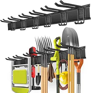 PIYILO 48 in Garage Tool Organizer Wall Mount, Adjustable Tool Storage Rack