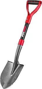 Sharp Blade Mini Round Digging Garden Camping Shovel Spade 28 Inch