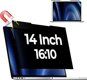 Magnetic Laptop Privacy Screen for 14 Inch 16:10 Aspect Ratio