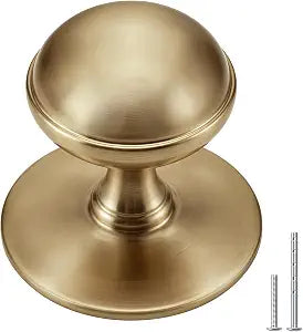 Goldenwarm 10 Pack 1.5" Bifold Closet Door Cabinet Knobs Champagne Bronze