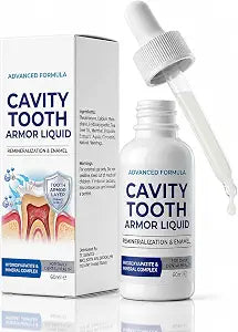 Cavity Healing Tooth Armor Liquid 2.1 Fl.Oz, Nano Hydroxyapatite