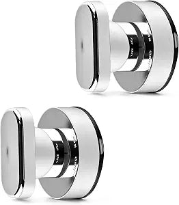 2-Pack 62x50mm Suction Cup Door Handle  No Drilling Glass Shower Grab Bar