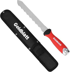 Goldblatt 8" Rockwool Insulation Knife, Sod Cutter Tool for Fiberglass