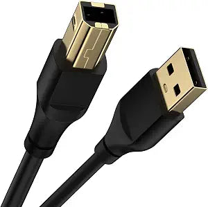 USB Printer Cable 6FT,USB A to B Cable Scanner USB 2.0 Print Cord