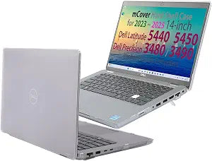 mCover Case ONLY Compatible for 20232025 14" Dell Latitude 5440 5450 Series/Precision 3480 3490 Series Windows Notebook Computer (NOT Fitting Any Other Dell Models) - Clear
