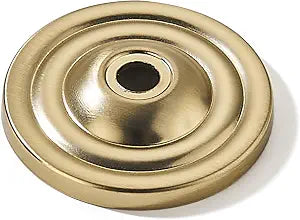 khtumeware 10 Pack Champagne Bronze Backplate for Cabinet Knobs Satin Brass Cabinet Hardware Knob Backplate/Back Plate.
