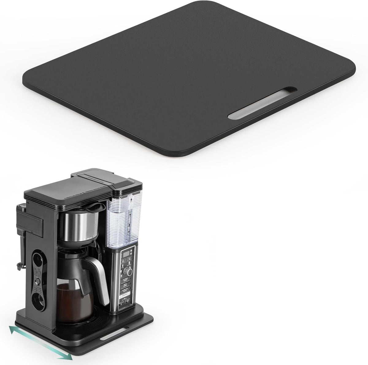 ANBOXIT Metal Appliance Slider, Sliding Tray for Coffee Maker