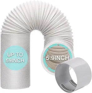 Portable Air Conditioner Hose with Coupler 5.9" Portable AC Exhaust Hoses