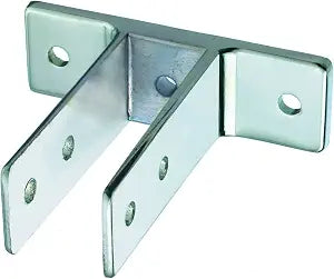 Harris Hardware TP1286 Cast Zamac 2-Ear Urinal Screen Bracket for 1" Panels