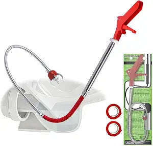 Toilet Auger Drain Snake Cleaner Tool,50" Toilet Snake Clog Remover Tool