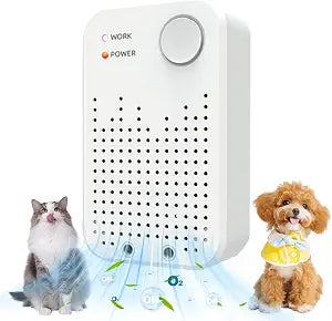 Cat Litter Deodorizer, Cat Odor Eliminator for Home, Litter Box Deodorizer, Quiet Portable Plug In Air Purifiers for Bedroom, Kitchen, Bathroom, Office, Air Ionizers for Smoke, Formaldehyde, Dust