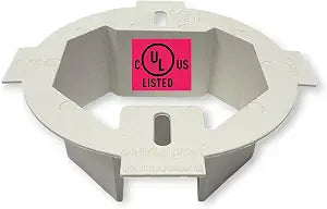 iMBAPrice IMBA-BE1R Ceiling Box Extender, 1-Pack I Extends 3.5" & 4" Round or Octagonal Electrical Boxes up to 1.5", UL Listed, Plastic Ceiling Outlet Box Extension Ring
