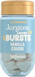Jergens Vanilla Crush Lotion Bursts, Heart-Shaped Moisturizer, 38 Ct