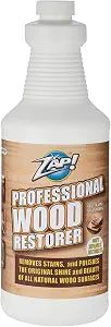 ZAP! Professional Wood Cleaner and Restorer | Clean, Polish, & Restore Wooden Furniture & Hardwood Floors | Kitchen Cabinet & Table | Deep Wood Cleaner for Heavy Duty Cleaning | 32 oz