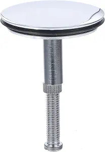 Bath Tub Plug Rotary Bathroom Drainer Piston Bathtub Drain Stopper for Tub Overflow Universal Bath Drain Plug Fast Water Draining Easy Install 2.55 X 1.69 X 1.69 in