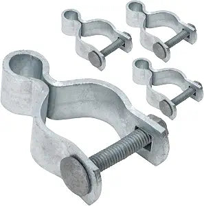VIVIDA Chain Link Fence Female Gate Hinge, 1-5/8" Pipe Gate Hinge, 4 PCS