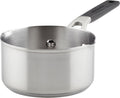 KitchenAid Stainless Steel Induction Sauce Pan with Pour Spouts, Small Pot