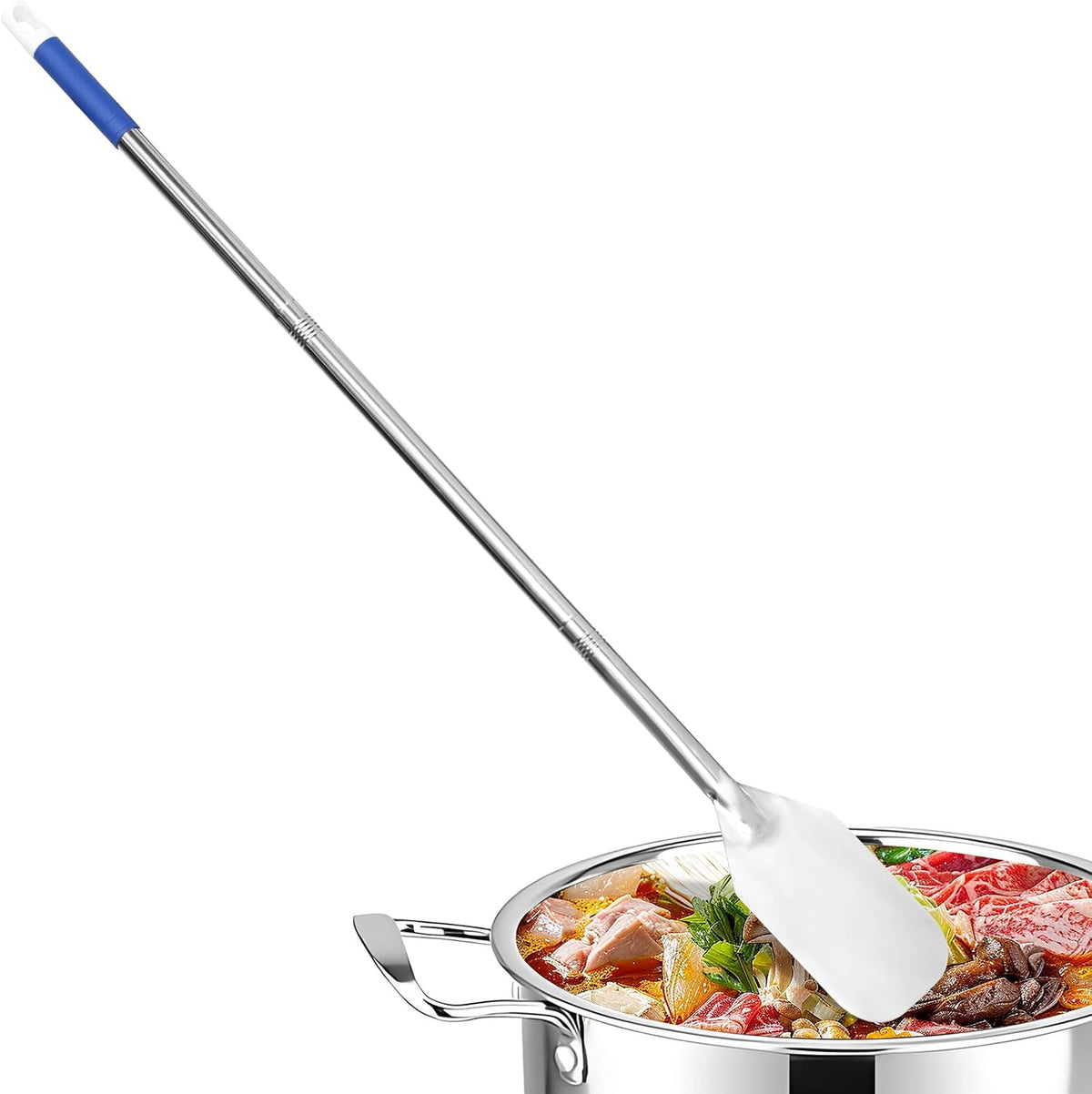 Crawfish Paddle, 43" Stainless Stee Seafood Boil Paddle Stirring Paddle