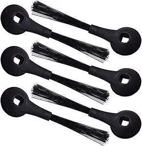 6-Pack IQ Robot Side Brushes, for Shark Robot R100, R101AE, RV1000, RV1001AE, RV1001, UR1005AE, RV911S Vacuum Models Anti-Tangle Pet Hair, Carpets, Hard Floors Easy Install Brush Head Tool Kit