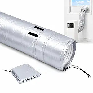 Portable AC Hose Insulation Sleeve, 4-Layer Exhaust Hose Cover Wrap