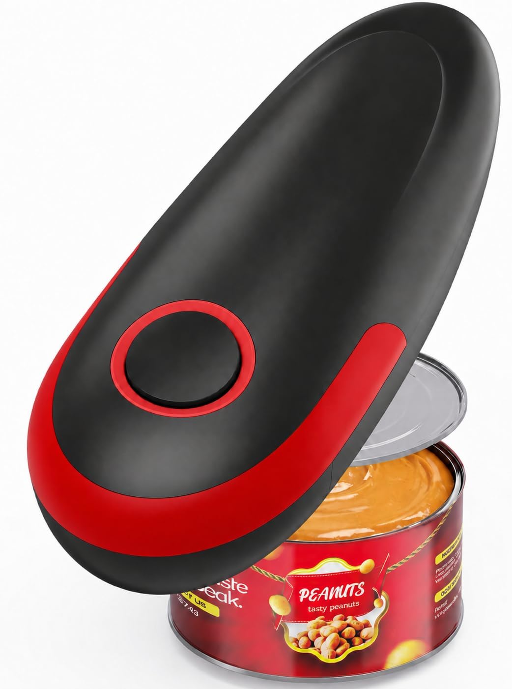 Electric Can Opener, One Touch Battery Operated Hands Free Automatic Can Opener with Smooth Edge Cut for Seniors, Arthritis & Weak Hands, Kitchen Gadget Fits Most Standard Cans