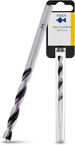 Premium Brad Point Drill Woodworking Bits w/Beveled Edges Size 5mm x 86mm