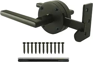 Two Sided Gate Latch,Gate Latch for Outdoor Fence, Wooden Gates, Pool Gates, Backyards, Gardens; They can Also be Used as Door Handles and Two-Way Door Locks, Gate Hardware.