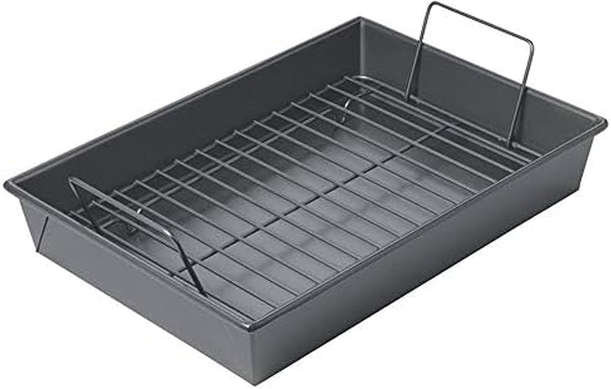 Chicago Metallic Roasting Pan with Rack - 9.5 Inch