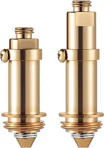 2PCS Basin Sink Clicker Pop Up Tub Drain Stopper, Brass Spring Plug