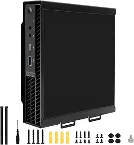 Mini PC Mount for Dell OptiPlex Micro Form Factor Case, Wall VESA and Under Desk Mount Fits Dell pro Micro,Plus MFF QCM1250,3040,3046,3050,3060,3070,3080,5050,5060,5070,7040,7050,7060, 7070 and More