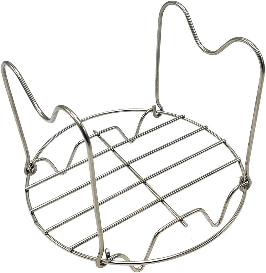 Instant Pot Duo Mini/Lux Mini/Ultra Steamer Rack Trivet with Handles for 3/5 Qt Pressure Cookers