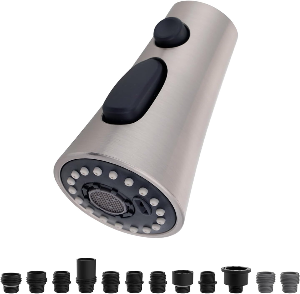 Hibbent cUPC Certified Kitchen Faucet Head Replacement with 12 Adapters