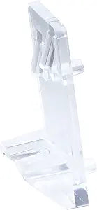 12 Pack Rok Hardware Heavy Duty Polycarbonate Clear Cabinet Locking Shelf Support Pins, Clear 5mm (3/16") Shelf Support Pegs, Made of Plastic Shelf Clips, ROKLSC5CLR
