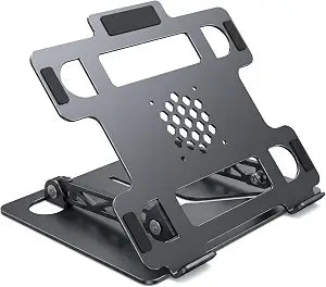 Laptop Stand for Desk, Aluminum Laptop Riser Computer Stand, Ergonomic Desk Organizers and Accessories for Notebook