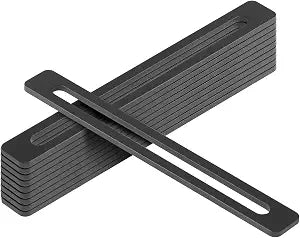 10 Pack 8" x 1" Slotted Mending Plates
