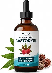 TAVIO Castor Oil, Multi-Purpose Oil for Skin Care, Daily Beauty and Moisturizing, 1pc
