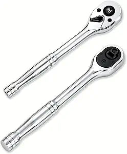 3/8" Ratchet Wrench, 90-Tooth Quick-Release Drive Ratchet