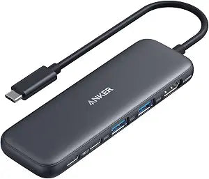Anker USB C Hub, 5-in-1 USBC to HDMI Splitter with 4K Display