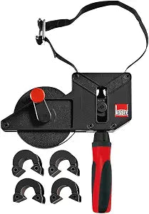 BESSEY VAS-23+2K-CB, 23 ft Variable Angle Strap Clamp with 4 Clips