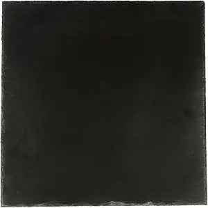 Restaurantware Square Slate Platter 1 Count 12 x 12 Inch Scratch-Resistant Slate Cheese Board Modern Serving Tray Black Rustic Design for Charcuterie and Appetizers