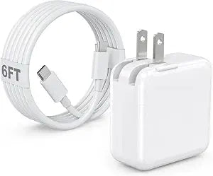 Mac Book Air Charger, 30W USB C Charger for MacBook Air 15 13 Inch M5 M4 M3 M2 M1, Fast Charging Block Plug USB C Power Adapter & 6FT USBC Cable for MacBook Neo, iPhone 17/16/15 Pro,iPad Pro/Air/Mini