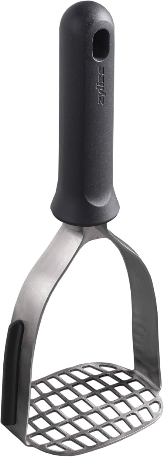 Zyliss Stainless Steel Potato Masher, Non-Slip Handle, 10"