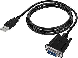 SABRENT USB 2.0 to Serial DB9 RS-232 Adapter, FTDI, 6ft (SBT-FTDI)