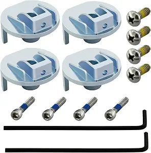Tearel Metal Shower Handle Adapter for Moen 116653 4-Pack, Compatible with Moen Posi-Temp Valve, Metal Adapter Fixes Loose or Wobbly Handle, for Bathroom Remodel and DIY Renovation Projects