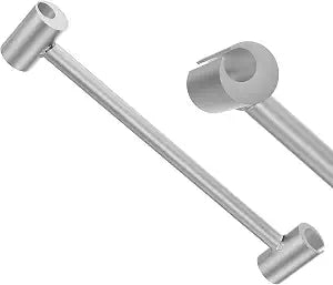 Door Hinge Adjustment Tool, 9-25mm Diameter Hinge Adjustment Wrench, A Door Hinge Repair Tool Suitable for Residential, Firefighting, Industrial, Security (Matte Silver White, 14-19mm)