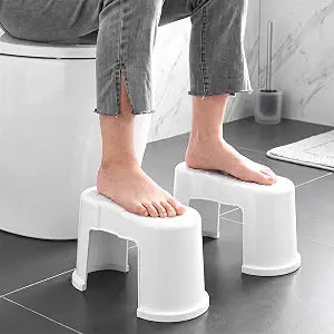 Resze Split Toilet Stool for Adults 6.7" Squatting Potty,Poop Stool