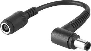 240W 7.4 mm to 7.4 mm Right Angle 90-Degree Power Adapter Connector Converter for Dell MSI Hp Pavilion Probook Elitebook Envy Compaq Presario Redmi ROG Monitor XG32 AC Charger Cord